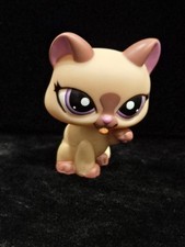 Authentic Littlest Pet Shop LPS #1626 Paws Up Cat Hasbro Pet Styles Salon