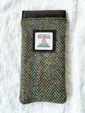 Harris Tweed handgewebtes äußeres Hebrides Of Scotland weiches Brillenetui Maccessori