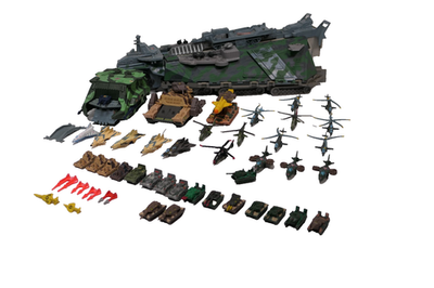 Kenner MEGA FORCE Lot 1989 Triax Goliath Green Jet Backlash