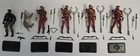 2008 GI JOE 25TH ANNIVERSARY SNAKE EYES VS RED NINJA TROOPERS COMPLETE SET