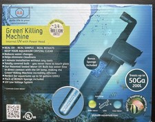 AA AQUARIUM Green Killing Machine Internal UV w/ Power Head, GKM9W