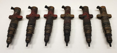 2007 FORD F650 7.2 CAT Caterpillar C7 Fuel Injector Set of 6 - 241 3239 AS CORES