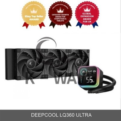 DEEPCOOL / LQ360 Ultra / AIO CPU Flüssigkeitskühler / Schwarz