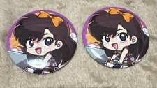 Ranma 1/2 Badge Collection Kuonji Ukyo Tin Set Of 2 Anime Manga Goods Japan