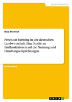Precision Farming In Der Deutschen Landwirtschaft. Eine Studie Zu...