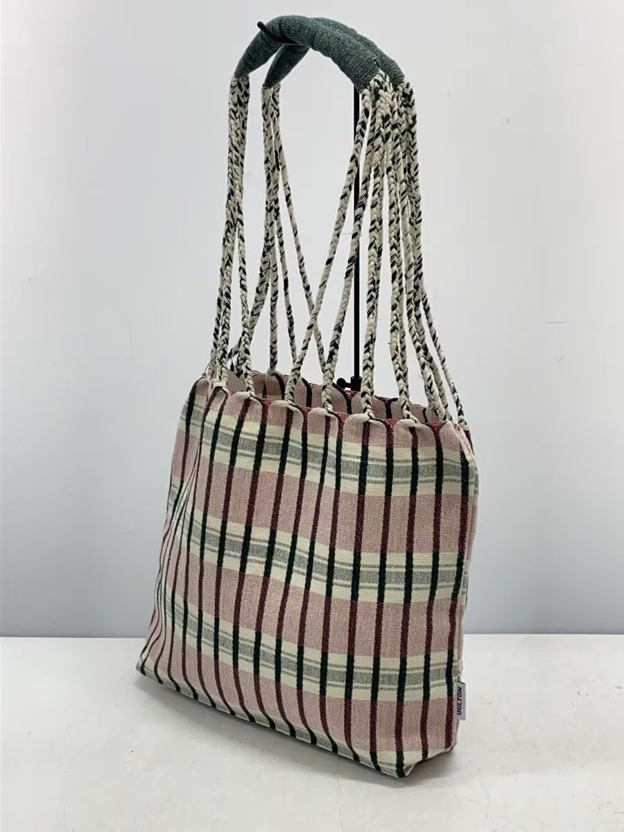 Dulton Tote Bag Multicolor Allover Pattern K6H03 - image 2