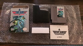 NES Top Gun The Second Mission CIB Complete in Box Konami Tested