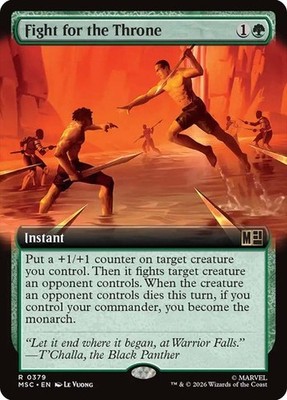 MTG Commander Marvel Super Heroes MSC Fight for the Throne 0379 Extended