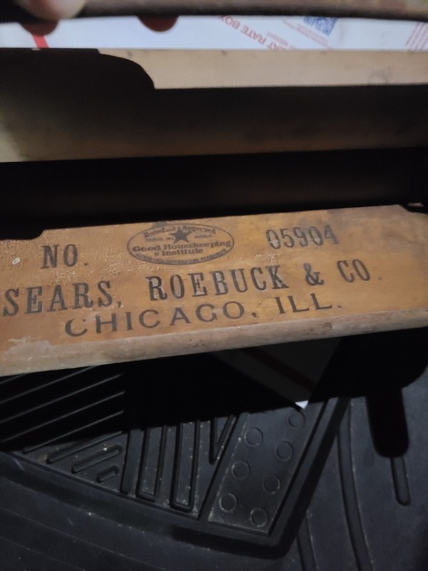 Antique Vintage Sears & Roebuck Clothes Wringer Washer. Early 1900s Model 05904