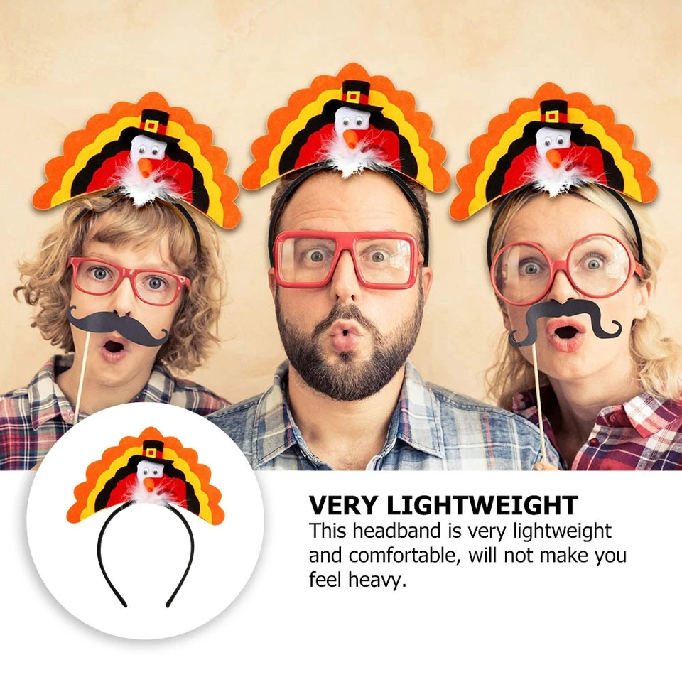 4 pezzi Chic Turchia Cerchietti Cerchietti Puntelli per feste Puntelli per - Immagine 3 di 4