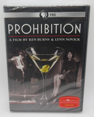 PROHIBITION - THREE-PART DOCUMENTARY SERIES, 3-DISC DVD SET, KEN BURNS FILM, WS