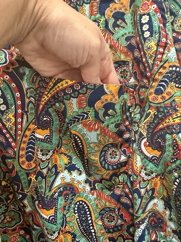 Alan Flusser Vibrant Paisley Long Sleeve Button Down Shirt XL 100% Cotton - Picture 4 of 10