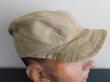 ARMEE DE L'AIR INDOCHINE ALGERIE : CASQUETTE DE PILOTE SABLE TAILLE 57 environ