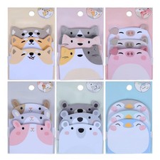 Cute Sticky Notes, Cartoon Memo Pads, 6 Pack, 270 Sheets, Student Supplies