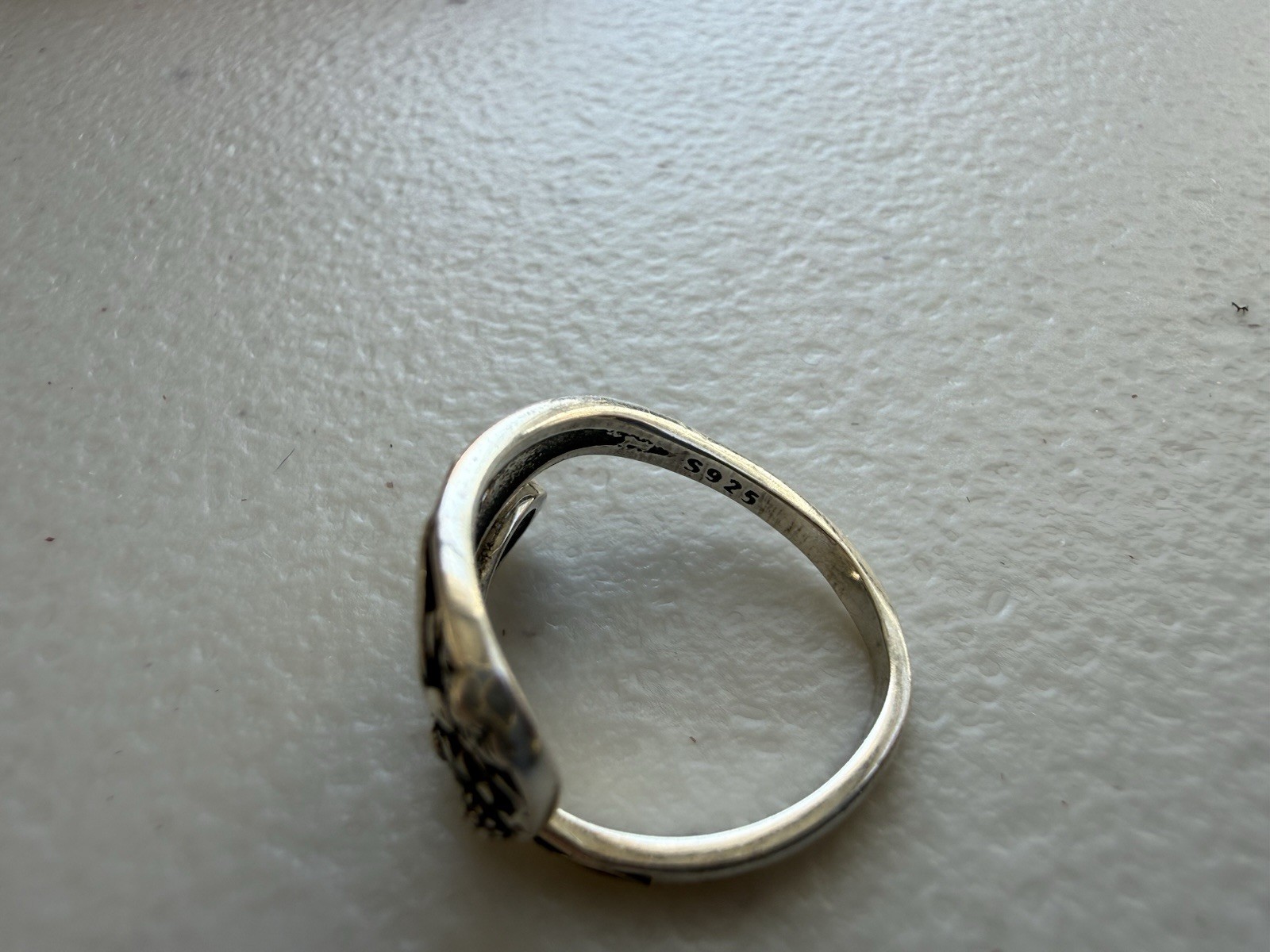 Sterling Silver Wrap Ring spoon Adjustable 4.5 -6… - image 4