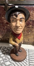 Vintage Tuscany Studios Will Rogers Chalkware Statue 19" Rare – Read