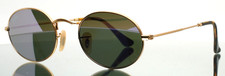 RAY BAN RB3547-N 001/8O Gold Unisex Oval Mirror Sunglasses 51-21-145 B:39