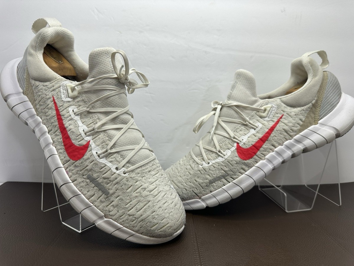 Nike Free Run 5.0 Next Nature White University Red CZ1884-101 Mens