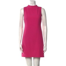 Alice + Olivia pink sleeveless mini dress Mock neck stretch Size 2