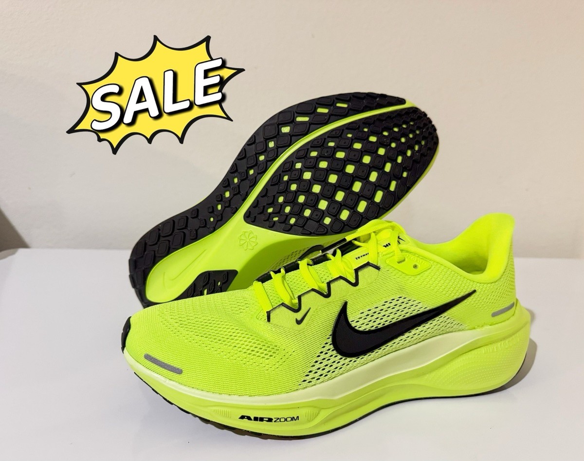 🔥Men's Size 8/9.5W-Nike Air Zoom Pegasus 41 Green Running Shoes