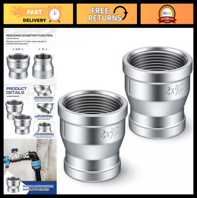 Galvanized Reducer 2-1/2'' x 2'' FNPT, 300 PSI for Plumbing, Industrial & Fire Sys