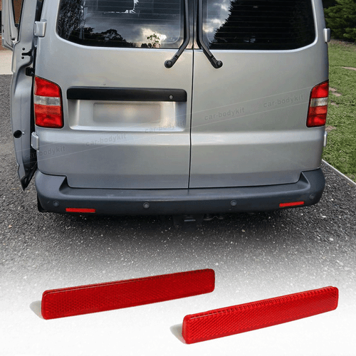 VW Transporter T5 Rückleuchte Stoßstangen Reflektor Rückstrahler Links + Rechts - Bild 1 von 10