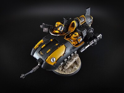 M*き様 【Warhammer 40k】ランドスピーダー × 3 Warhammer 40k 30k Imperial Fists Land Speeder Javelin Painted