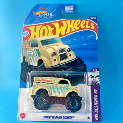 HotWheels日本限定　Dairy Delivery 大阪 HOT WHEELS 2025 MONSTER DAIRY DELIVERY TAN 133/250 HYX28 LET'S