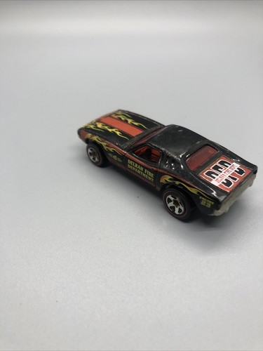 2007 Hot wheels 70 DODGE CHALLENGER Black With Flames. Pre-Owned - Picture 5 of 6