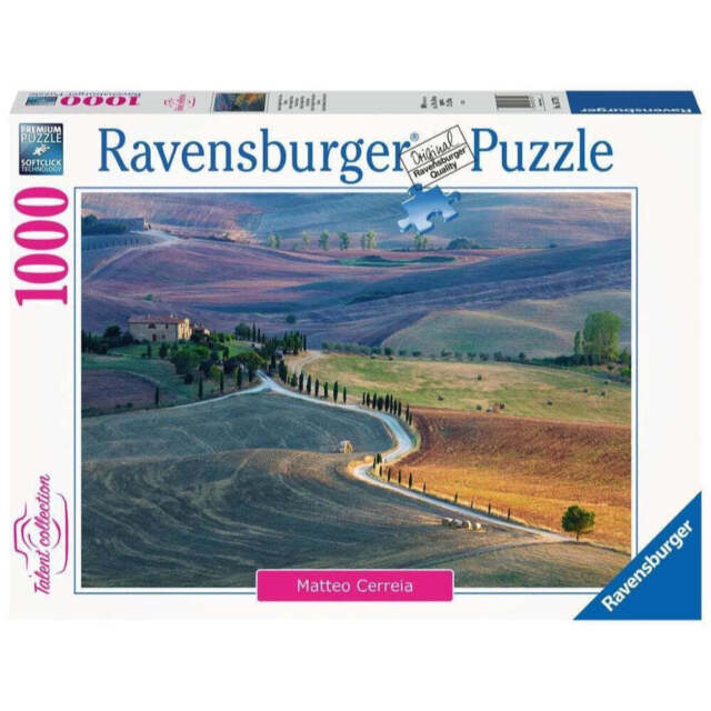 Ravensburger 16779-1 Tuscan Farmhouse Pienza Italy 1000pc Jigsaw Puzzle
