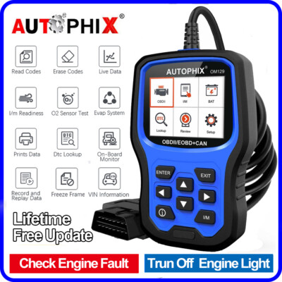 Automotive OBD2 EOBD Scanner Car Code Reader Check Engine Light Diagnostic Tool