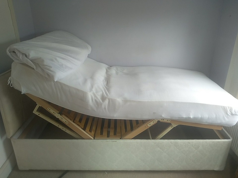Adjustable Electric Reclining Bed With Mattress And Headboard eBay