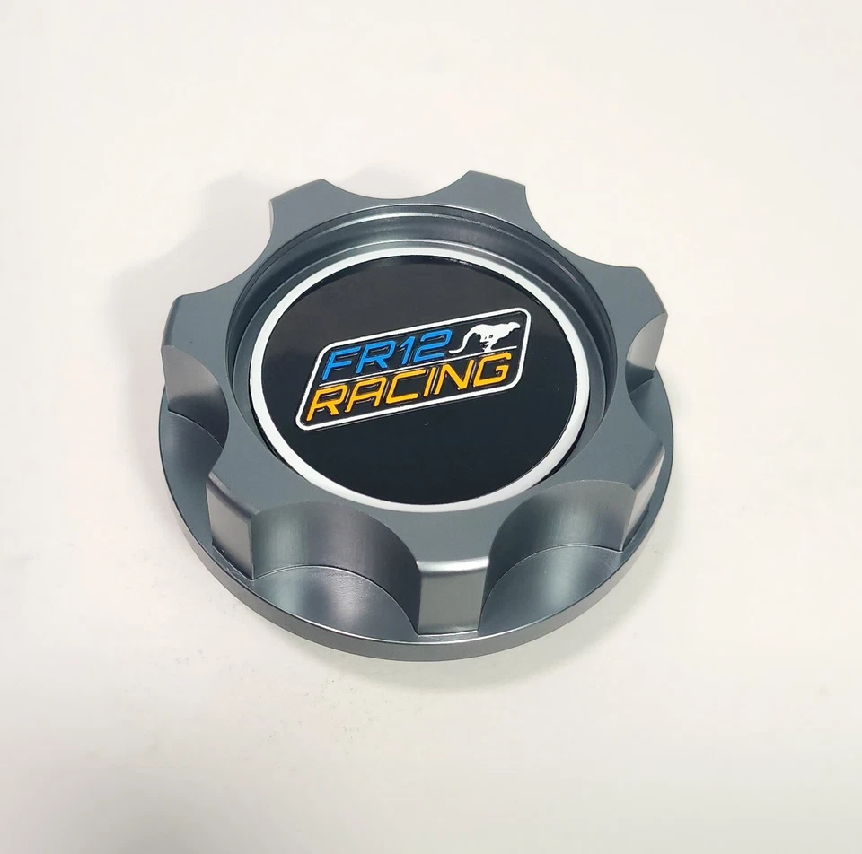 GUNMETAL FR12 RACING BILLET RACING MOTOR TAPA DE LLENADO DE ACEITE PARA YARIS VIOS SCION Foto 4 de 4