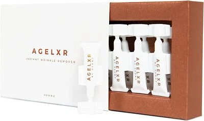 HERMZ LABORATORIES AGELXR - Instant Wrinkle Remover 10 Vials 0.6ml Each Puffy Eyes Instant