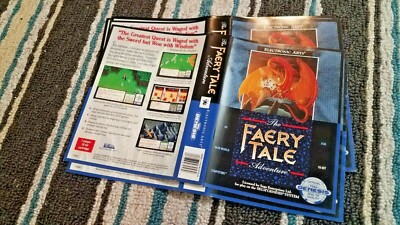BOX ART ONLY Faery Tale Adventure Original Sega Genesis Case Sleeve