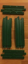 FISHER PRICE GEOTRAX TRACK- Green 4 pcs