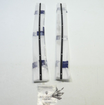 Set Maserati Levante Halter Leiste Zierleiste Windschutzscheibe WINDSCREEN TRIM