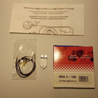 Electronic Transistorized Ignition Module Points Conversion Nova 31 ...