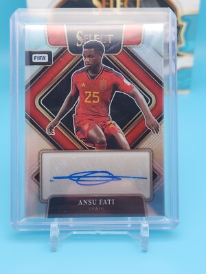 2022-23 Select FIFA Ansu Fati Silver Prizm Autograph Auto #S-AF Spain