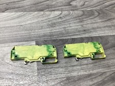LOT OF 2 Wago 283, Ground Terminal Block, 2-pole #103G64