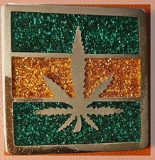 MARIJUANA LEAF BELT BUCKLE