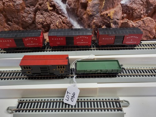 Lot of 5 Mantua HO Scale Old Time Freight Cars, $5/$2/$10 Ship (Lot 036)