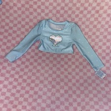 Infant Child Toddler Girl Bikini Top 3T Summer Pool Outdoor Wear Fun Seashell