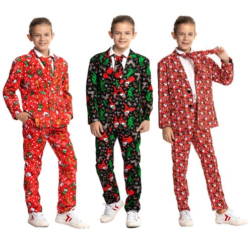 Xmas Party Suit Boy Girl Christmas 