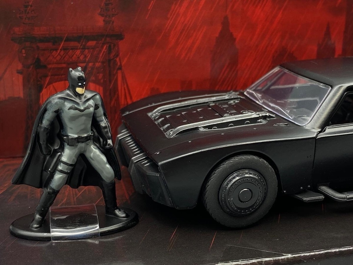 Batman & Batmobile 2022 THE BATMAN MOVIE DC COMICS Jada Toys Die