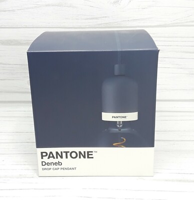 PANTONE Deneb Pendant Drop Cap in Sargasso Sea Mini Pendant Light (Navy Blue)