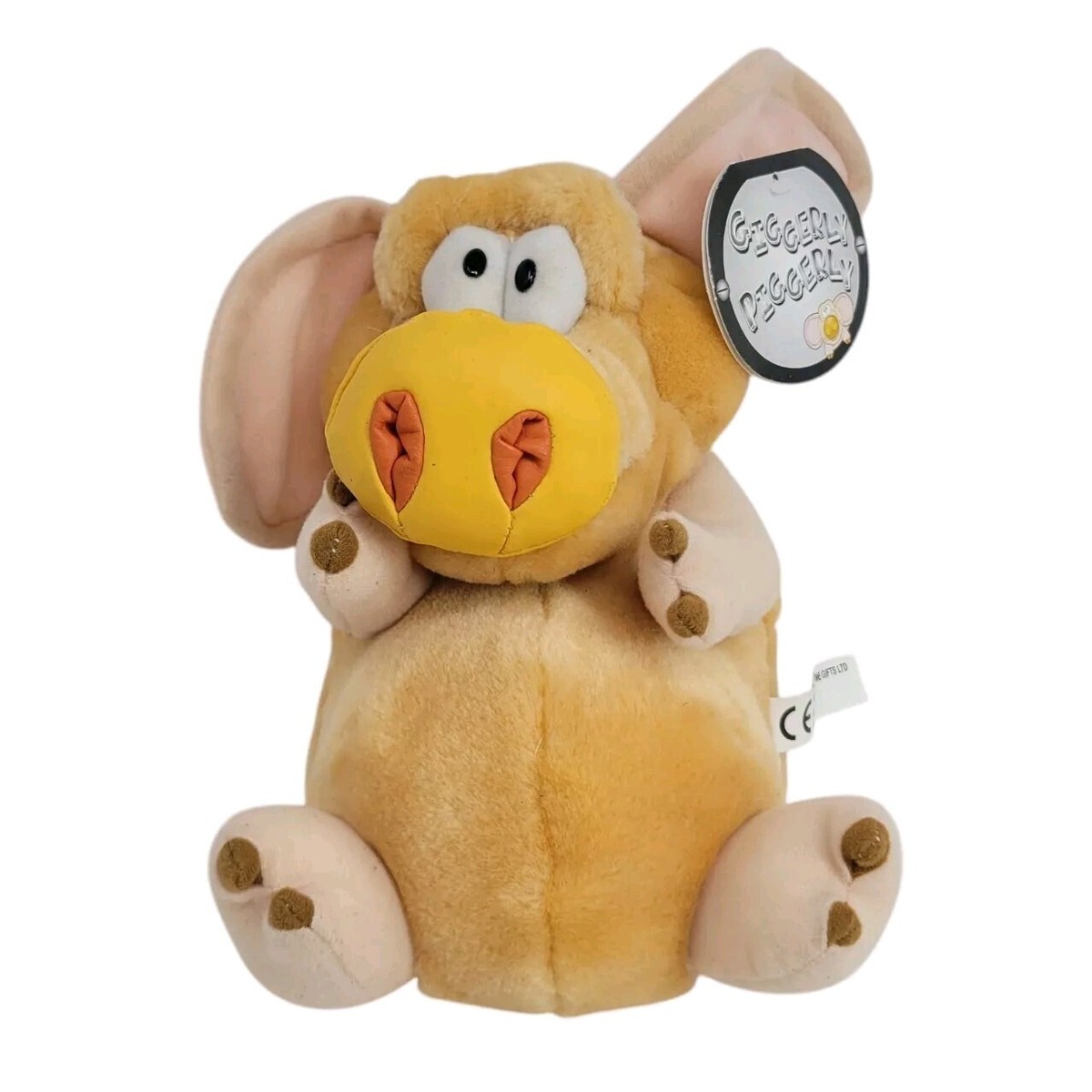 Vintage Giggerly Piggerly Plush Laughing Shaking Pig Electronic