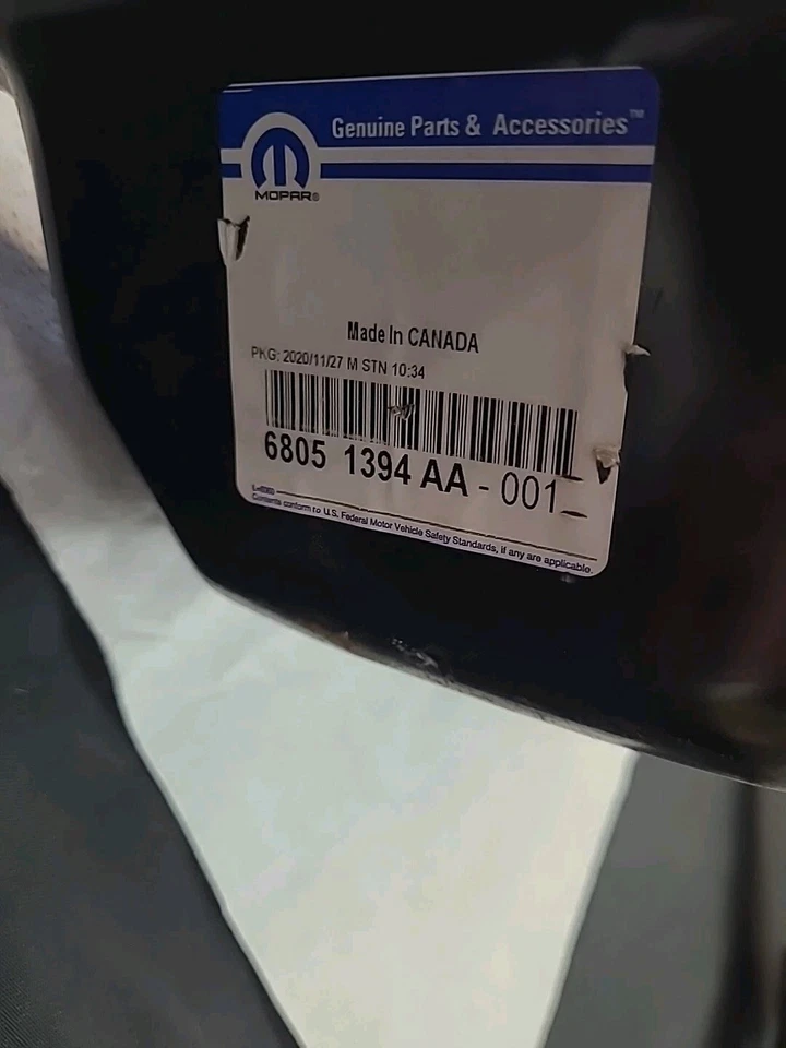 Para-choque dianteiro MOPAR 68051394AA OEM compatível com - 2004-2006 Dodge Durango - Imagem 4 de 4