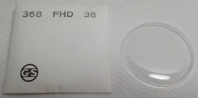 GS FLEXO WATCH CRYSTAL REPLACEMENT PART 368 PHD 38  WATCHMAKER #25