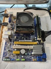 Foxconn A55MX with A4-3420 2.7ghz cpu , AMD FM1 A55 Micro ATX Motherboard #1046
